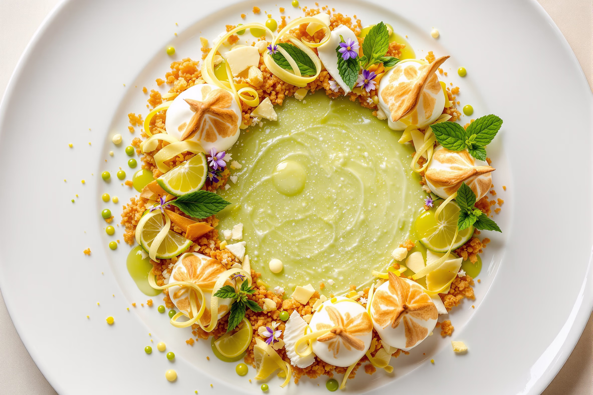 Key Lime Pie Deconstructed