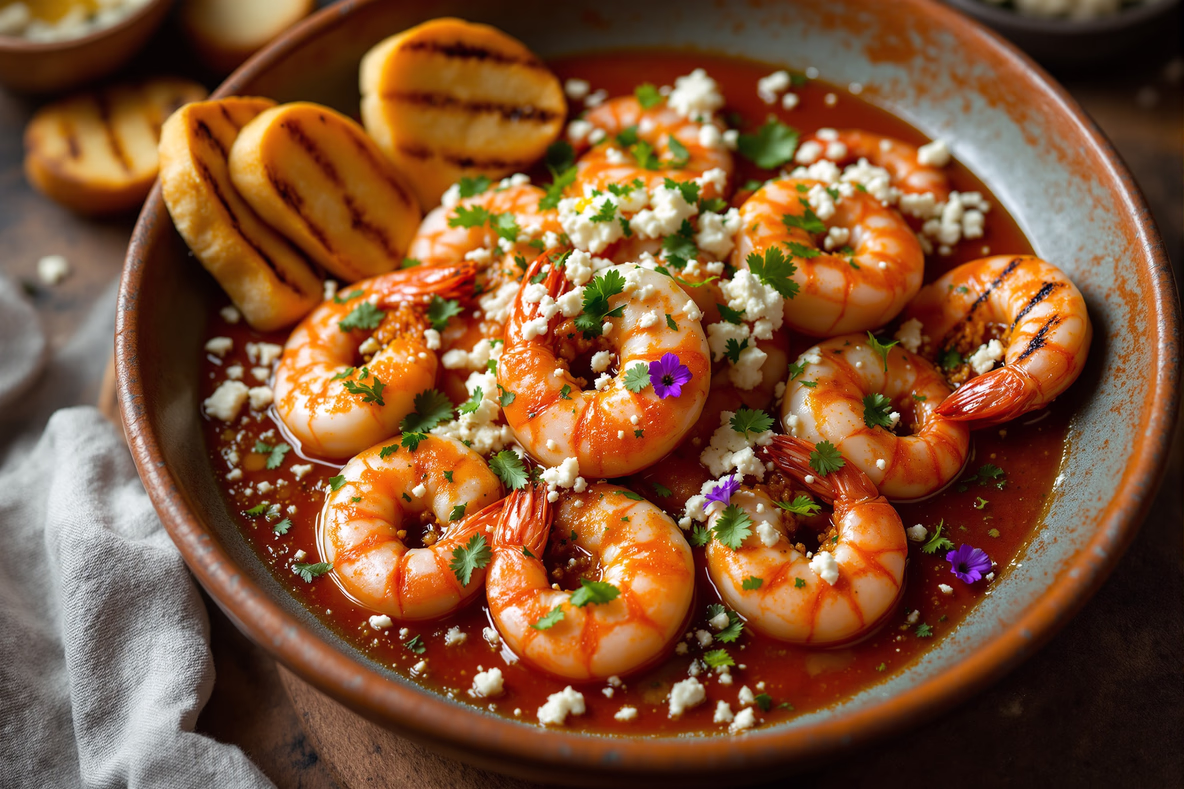 Shrimp Saganaki