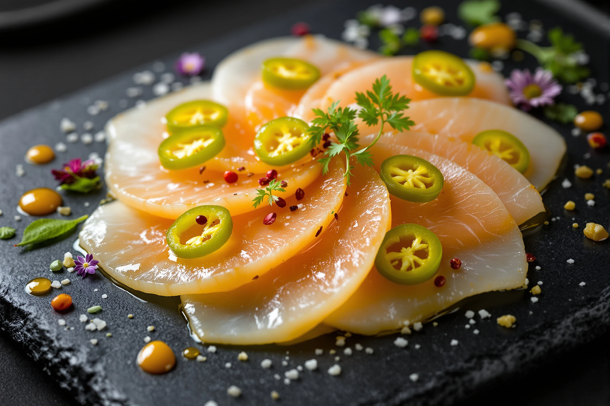 Hamachi Crudo