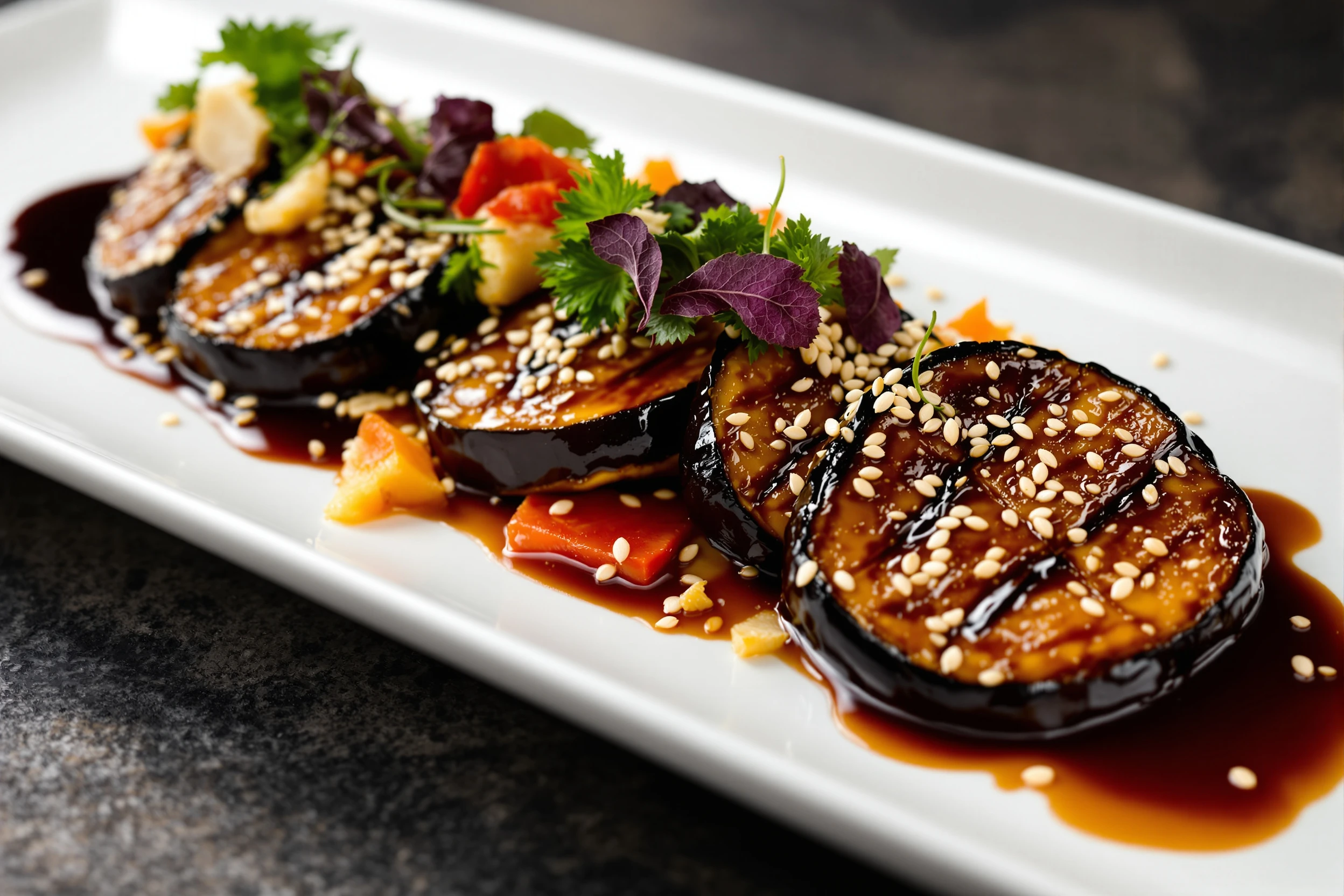 Miso-Glazed Eggplant