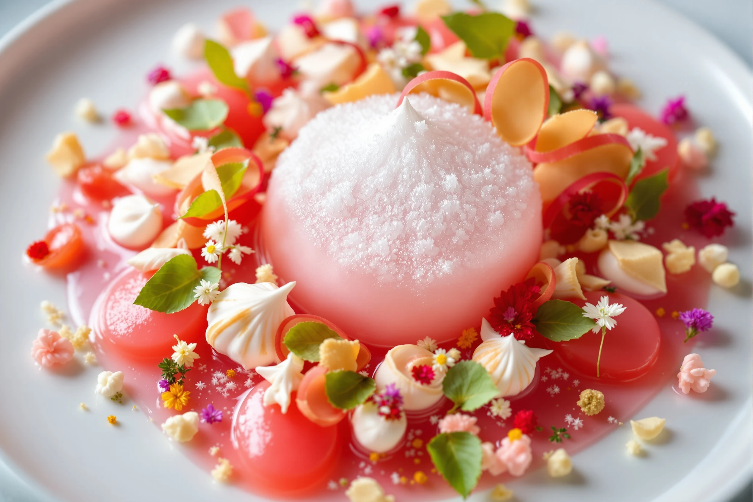 Rhubarb Snow